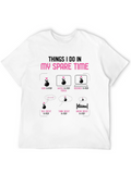 K-Pop Obsessed T-Shirt - Spare Time K-Pop Black Tee