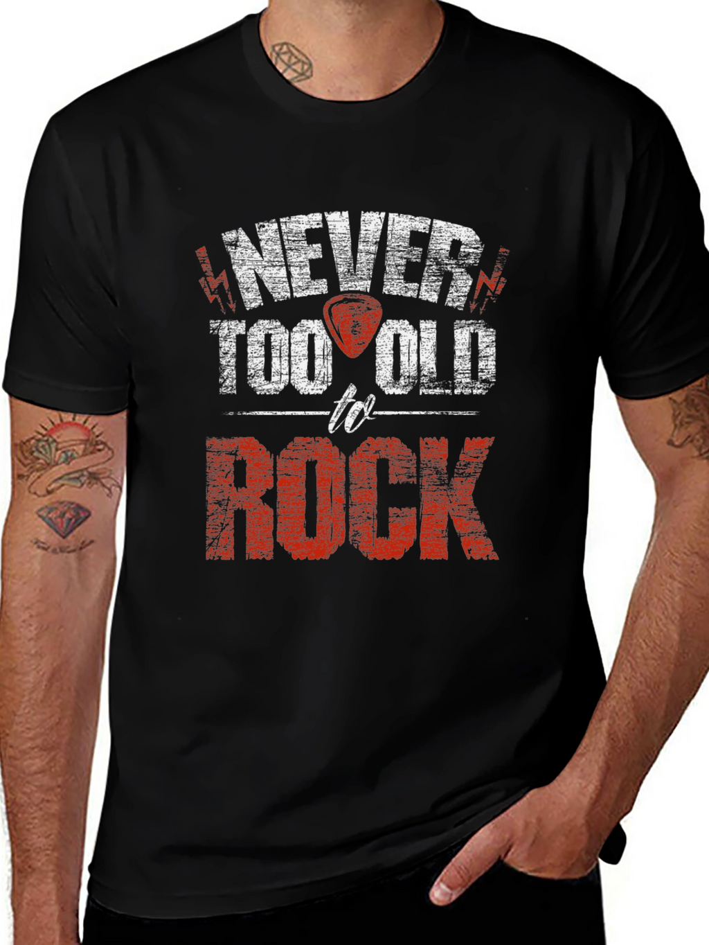 Never Too Old to Rock T-Shirt