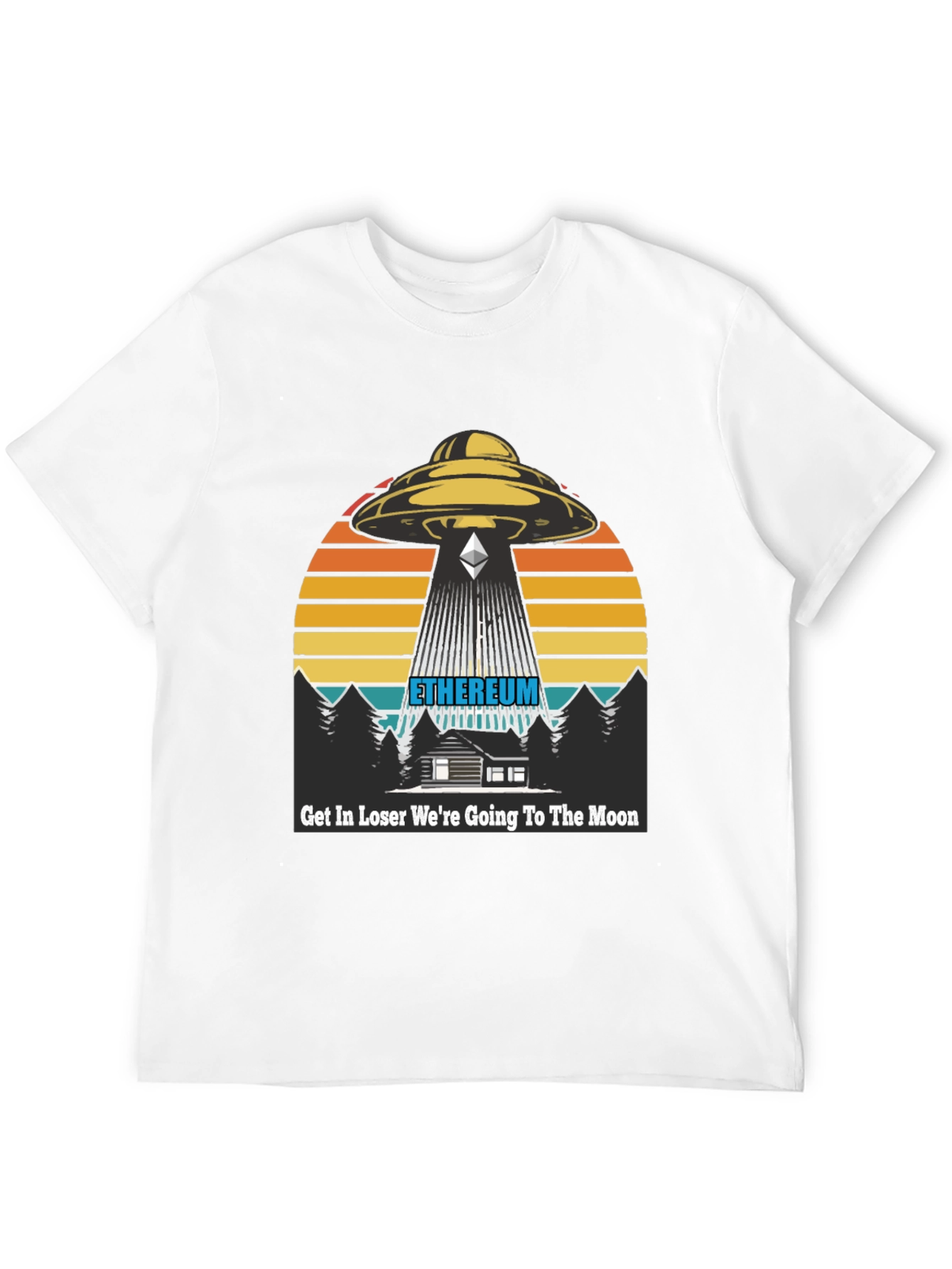 Ethereum Alien Abduction T-Shirt - To the Moon!