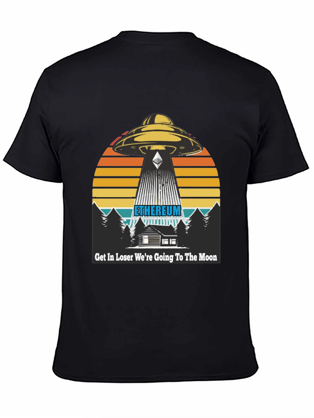 Ethereum Alien Abduction T-Shirt - To the Moon!