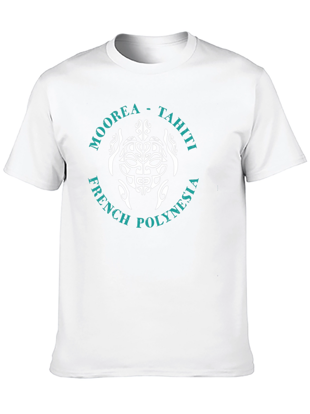 Moorea Tahiti Turtle Graphic T-Shirt - Black