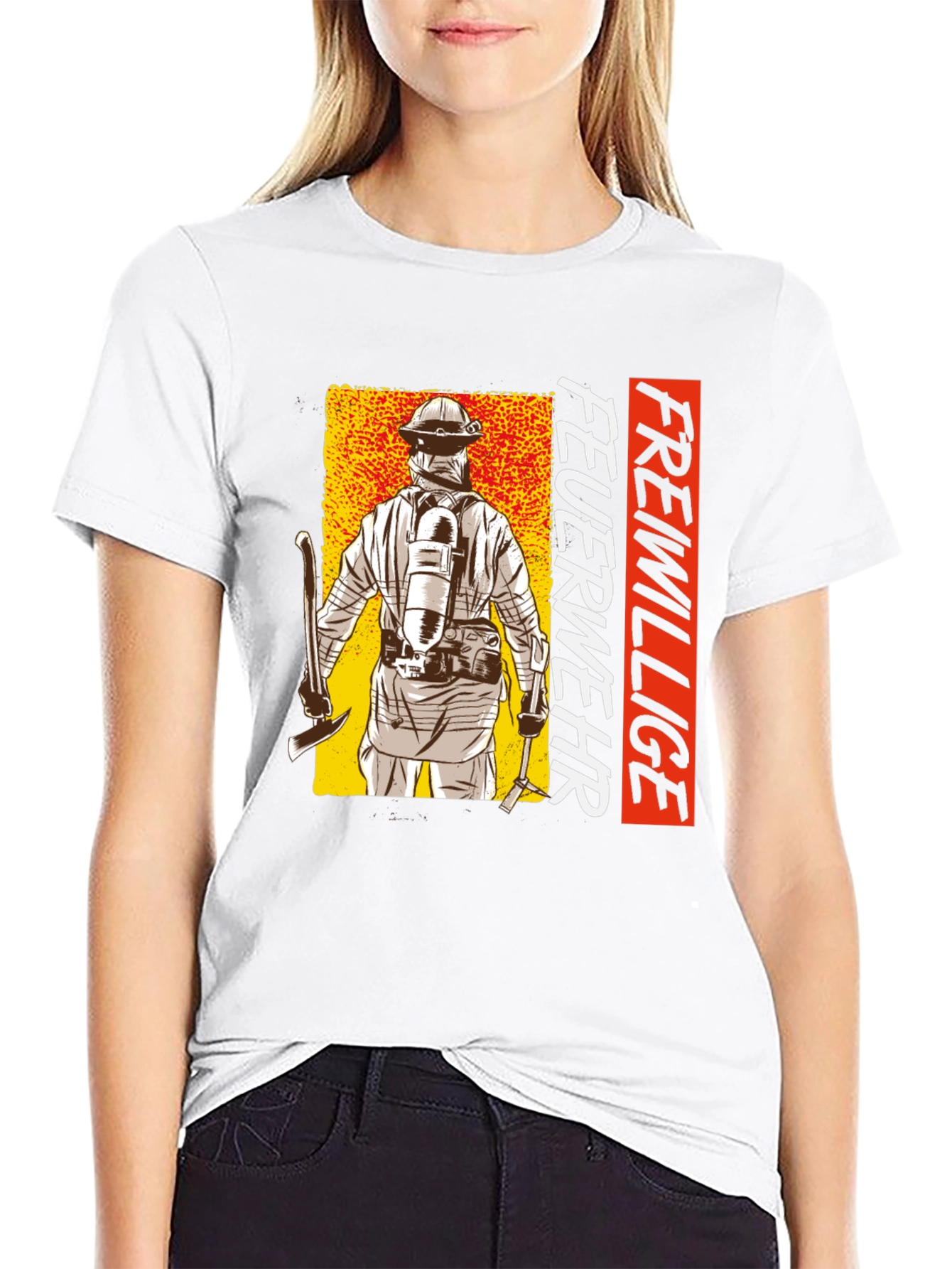 Firefighter T-Shirt - Freiwillige Feuerwehr Design