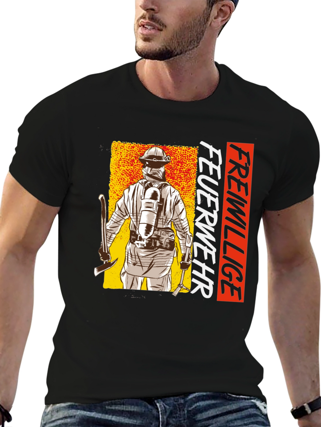 Firefighter T-Shirt - Freiwillige Feuerwehr Design