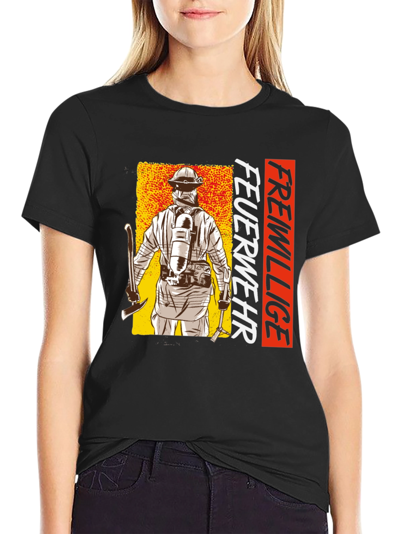 Firefighter T-Shirt - Freiwillige Feuerwehr Design