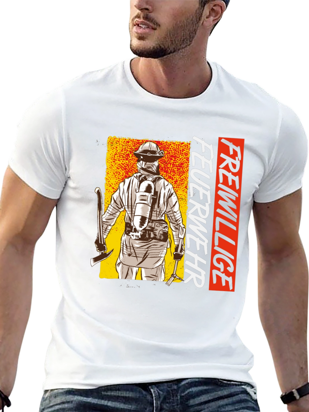 Firefighter T-Shirt - Freiwillige Feuerwehr Design
