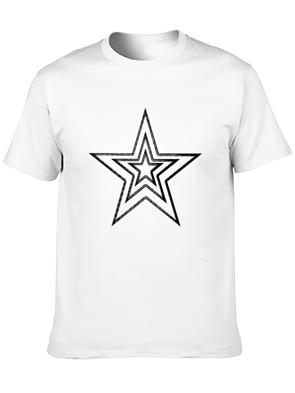 Star Graphic Tee - Mens Black T-Shirt