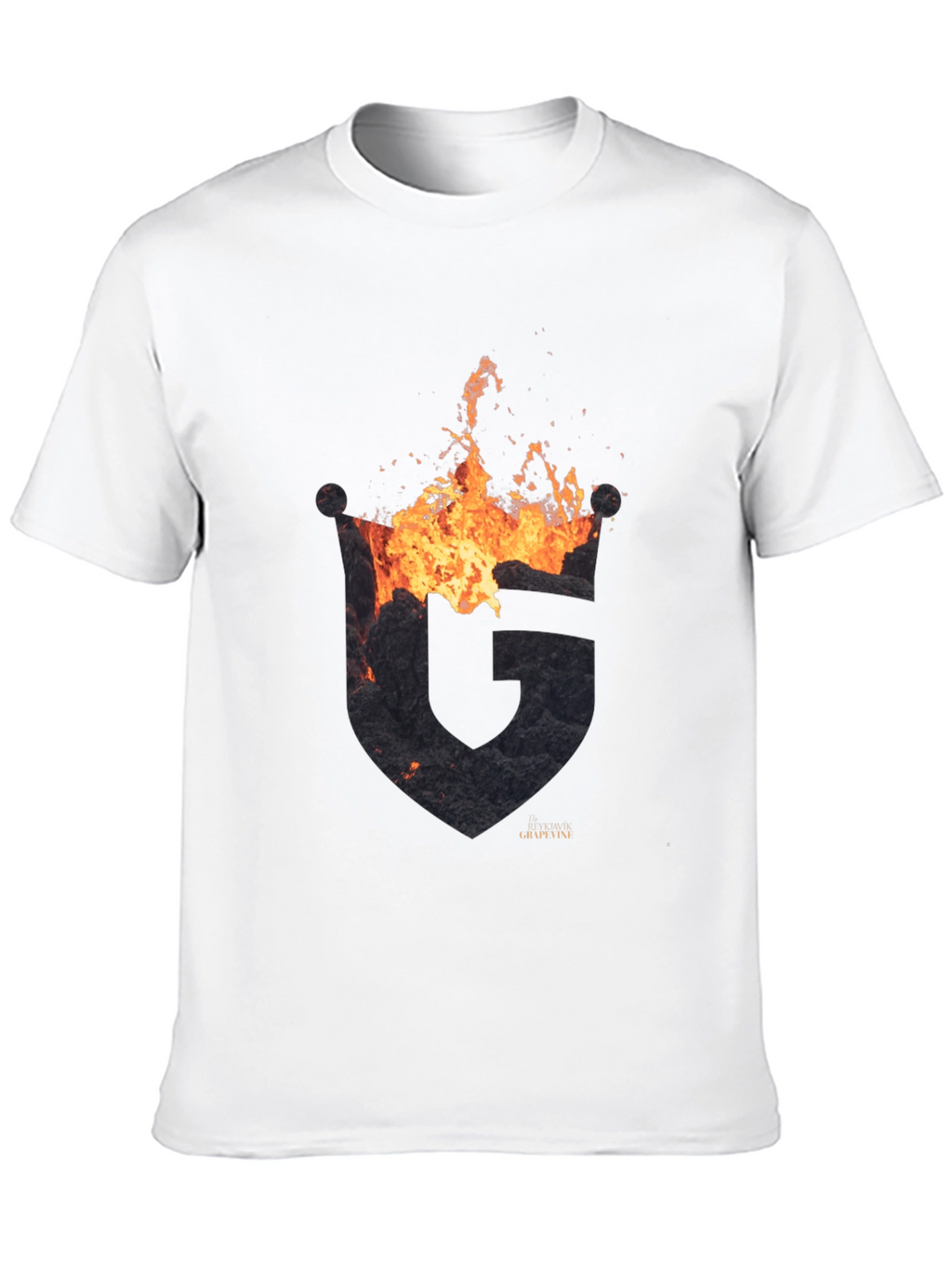 Fiery G Logo Black T-Shirt - GrapyVinyi