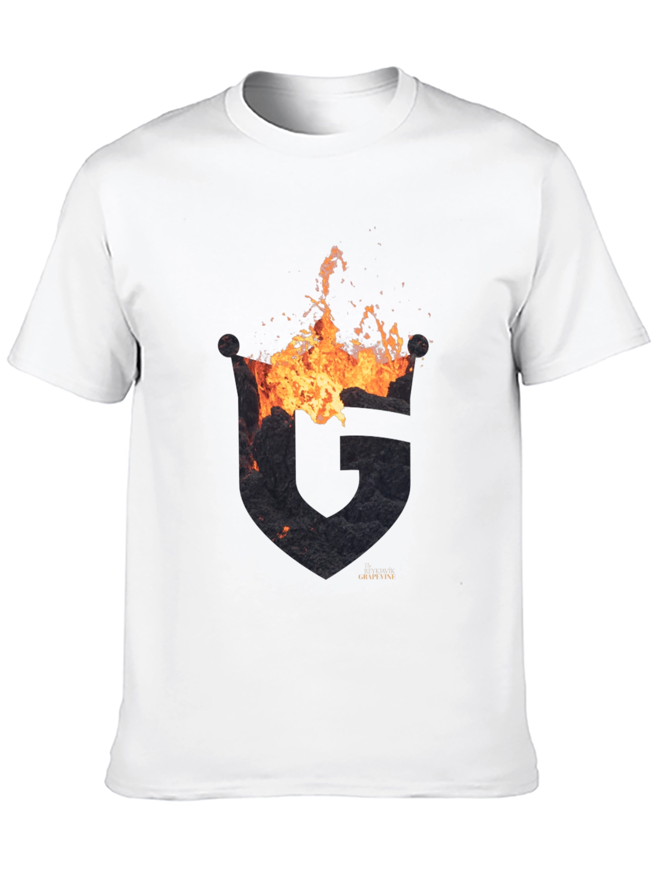 Fiery G Logo Black T-Shirt - GrapyVinyi