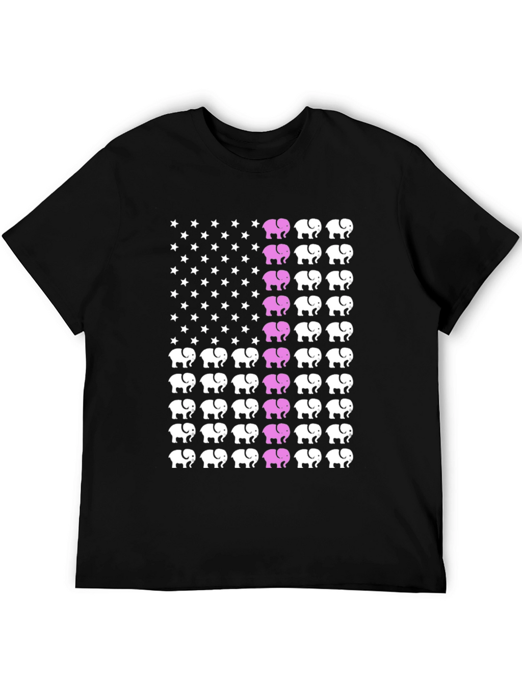 Elephant USA Flag Graphic Tee