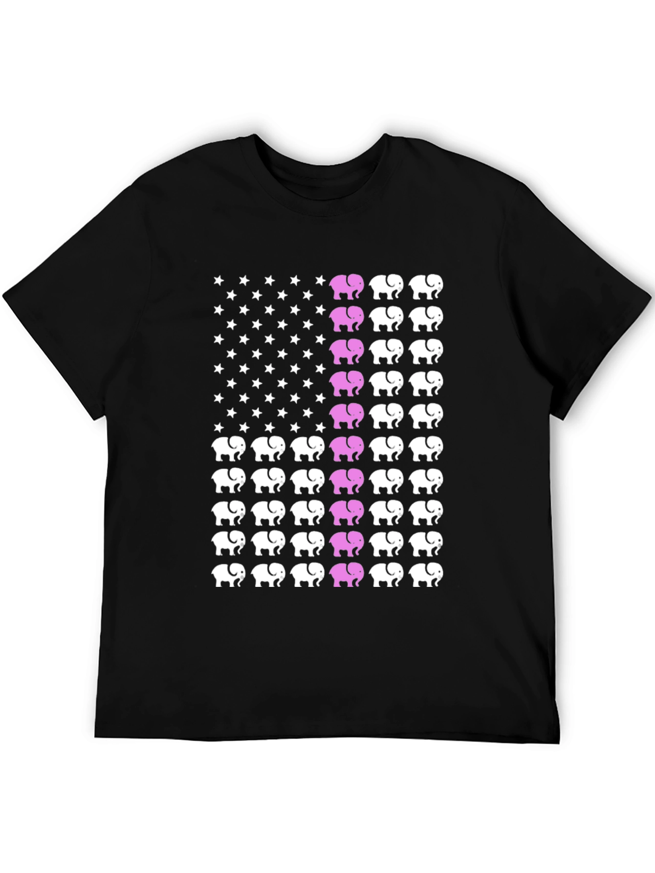 Elephant USA Flag Graphic Tee