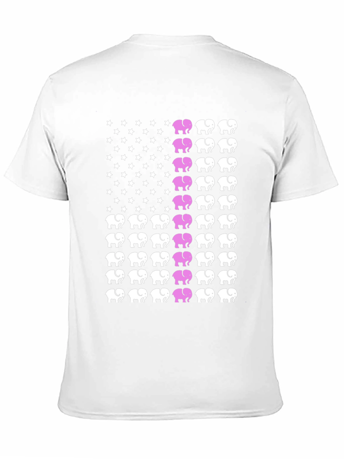 Elephant USA Flag Graphic Tee