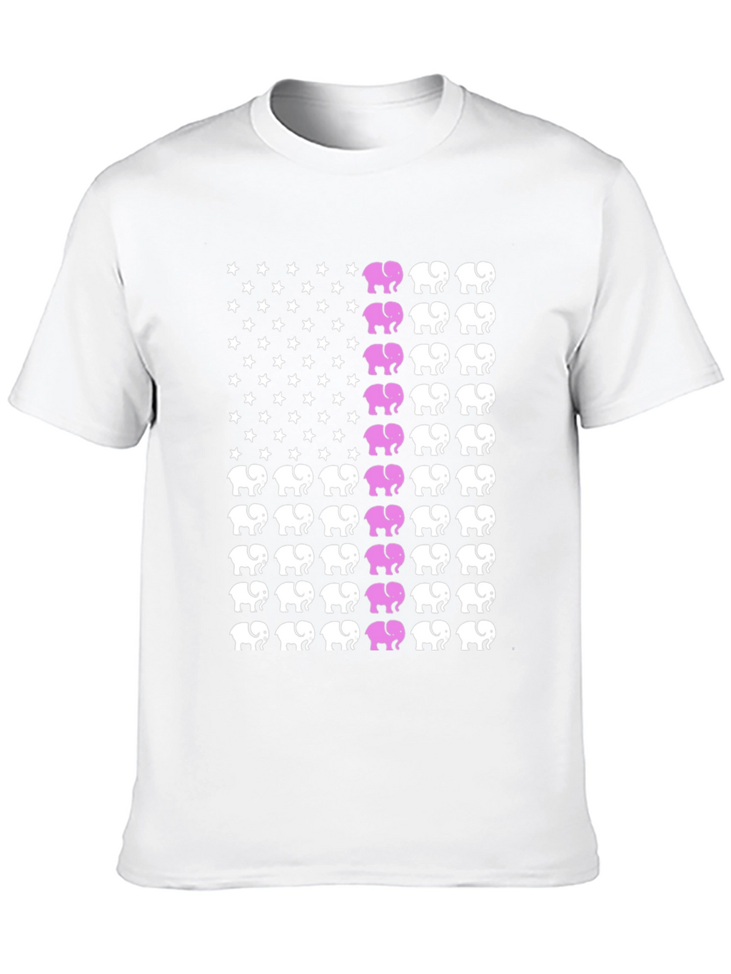 Elephant USA Flag Graphic Tee