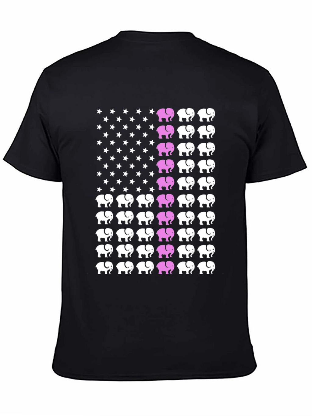 Elephant USA Flag Graphic Tee