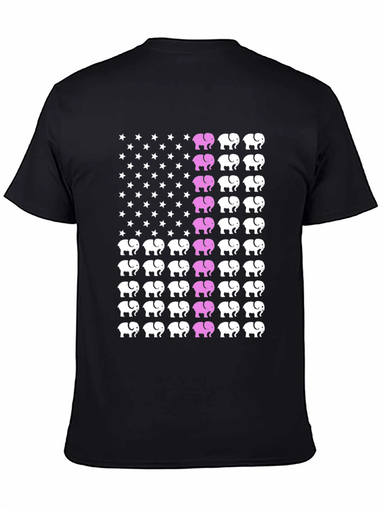 Elephant USA Flag Graphic Tee