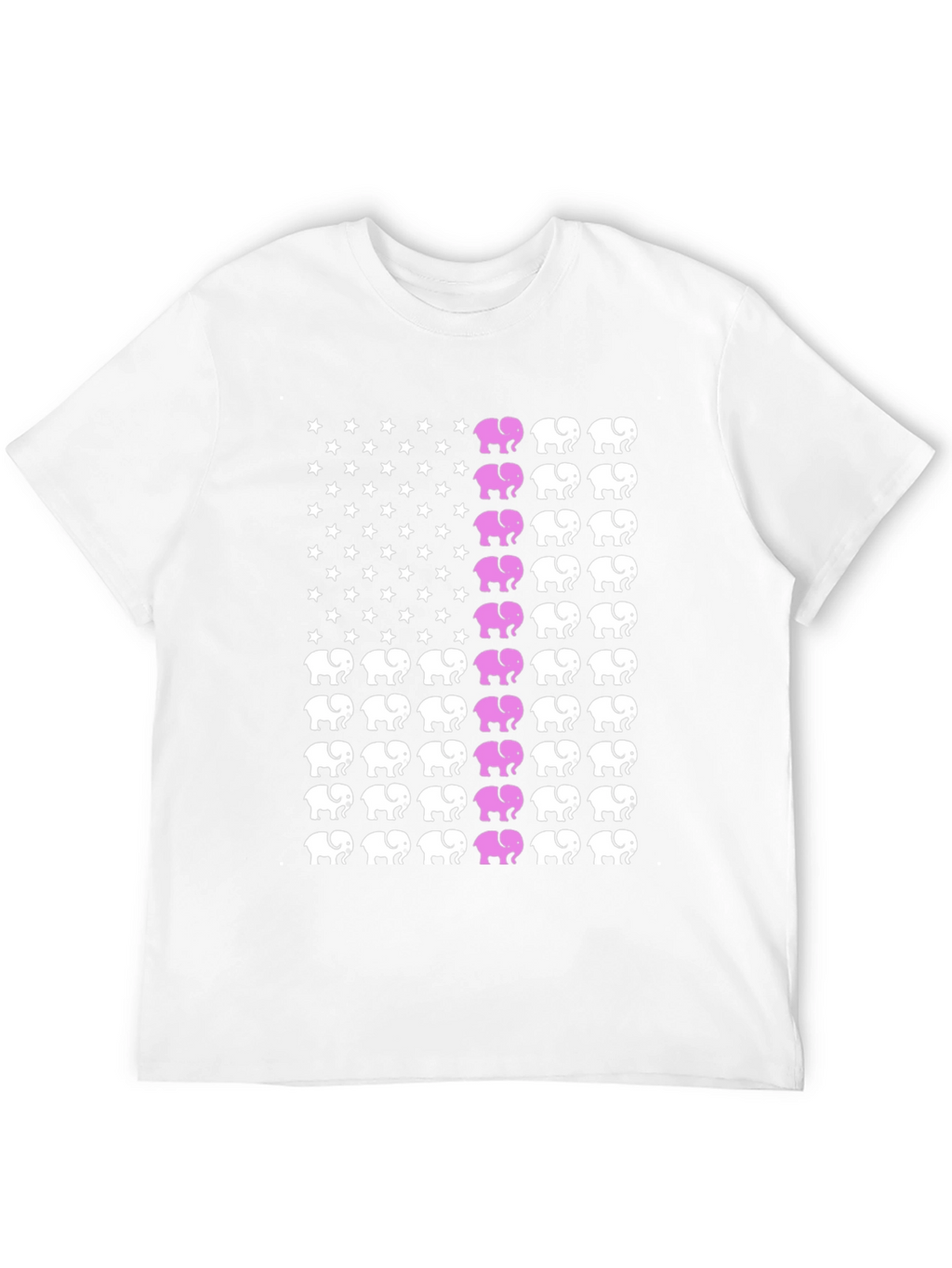 Elephant USA Flag Graphic Tee