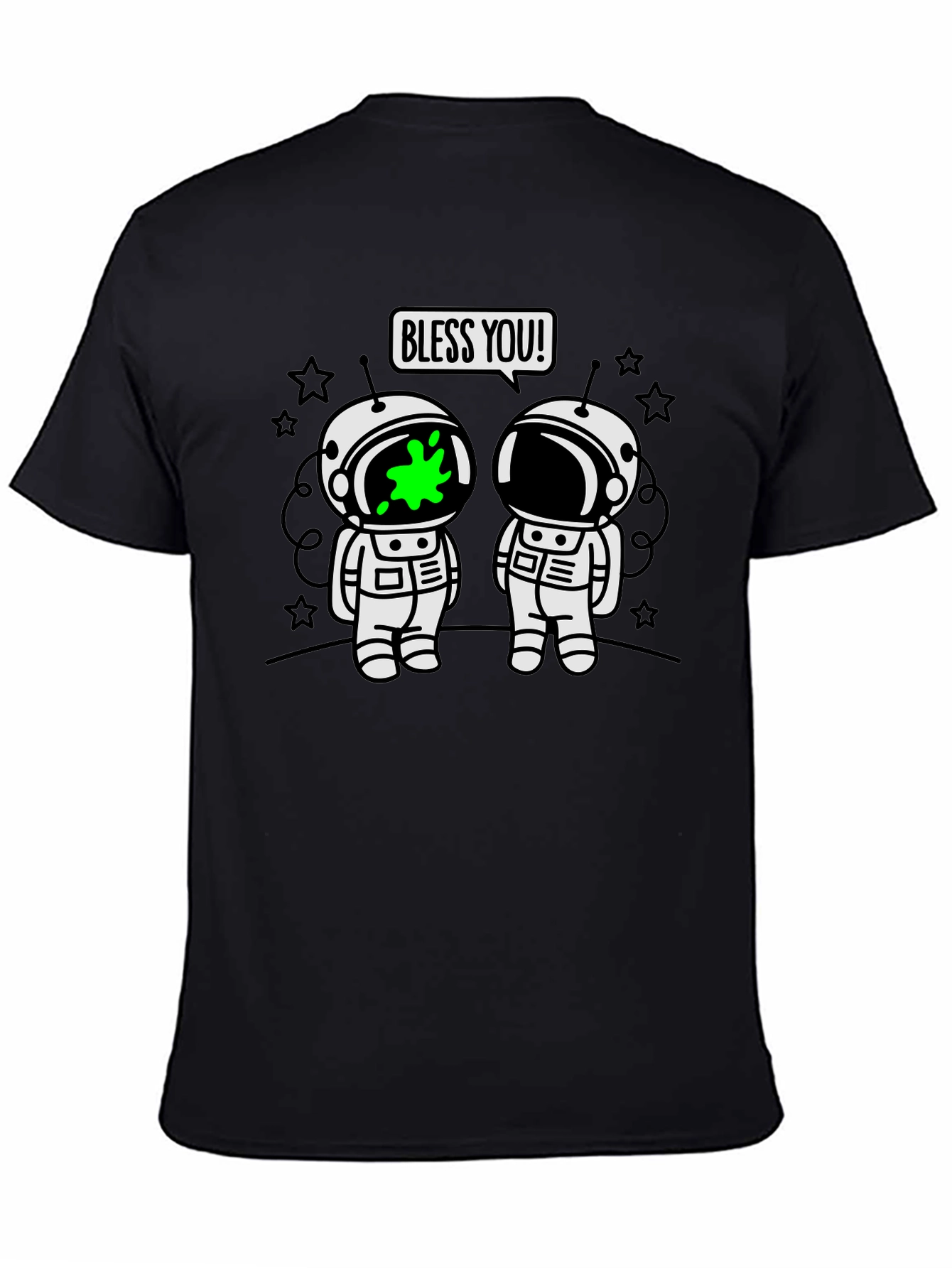 Astronaut Bless You! Graphic T-Shirt