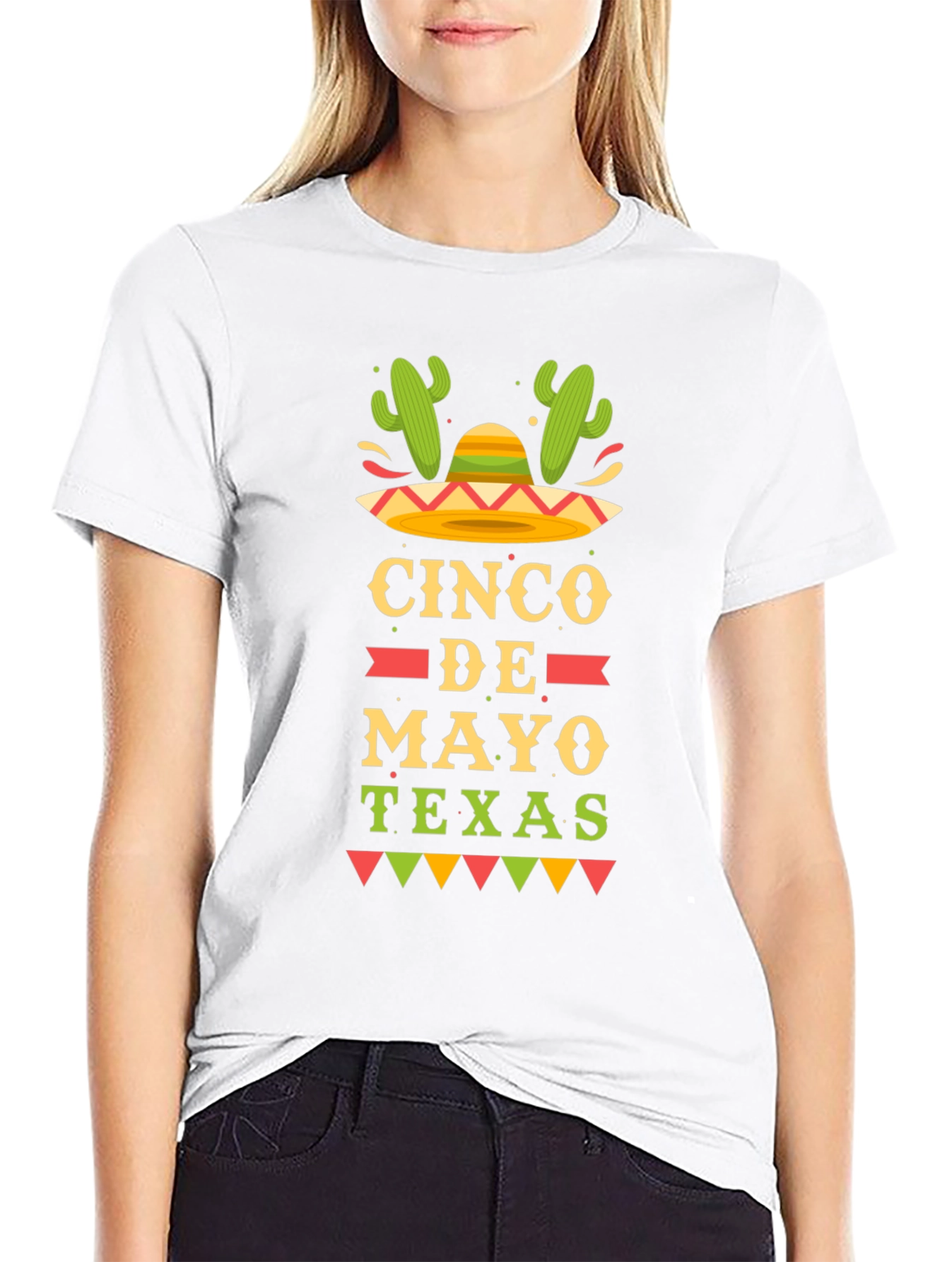 Cinco De Mayo Texas Graphic T-Shirt