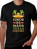Cinco De Mayo Texas Graphic T-Shirt