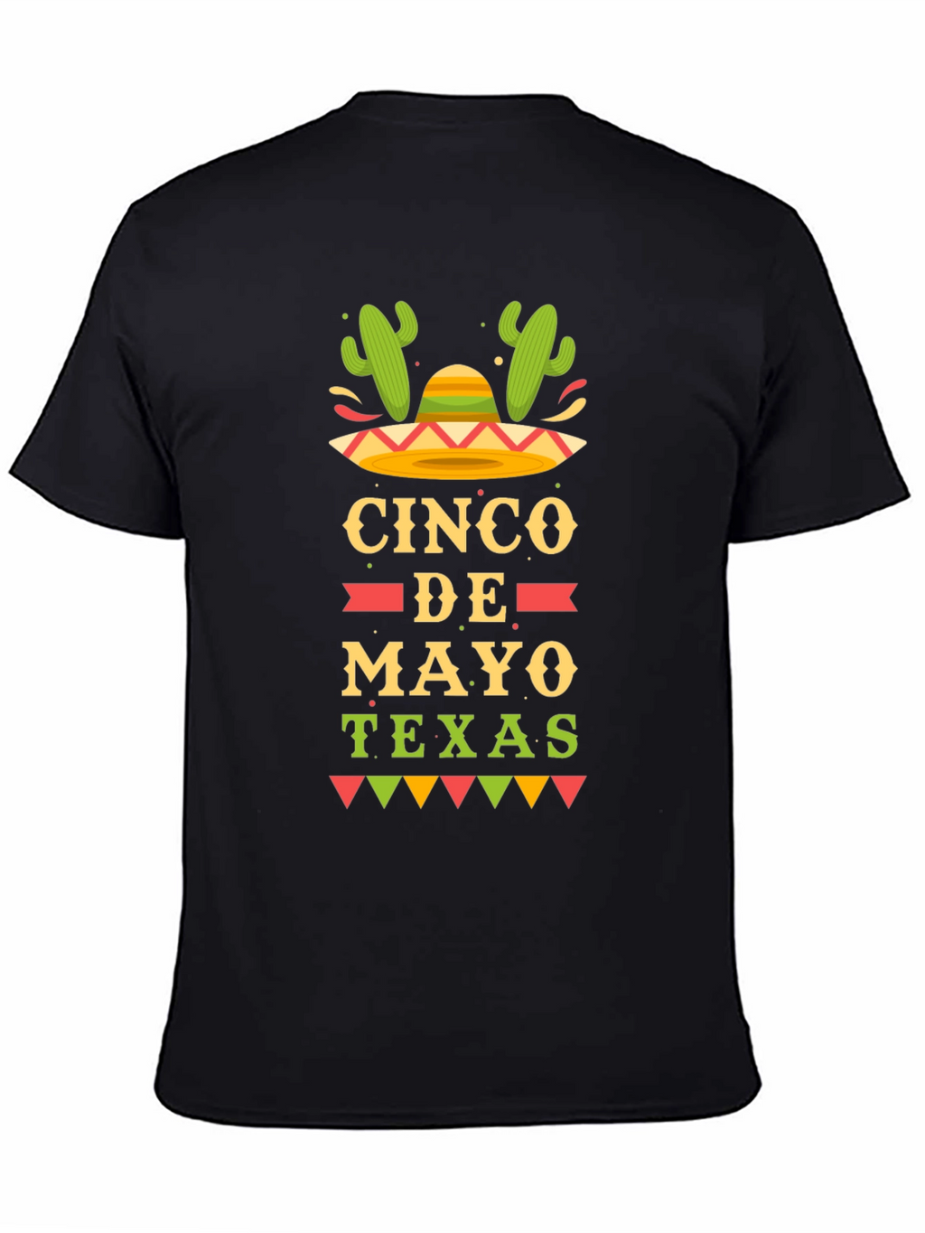 Cinco De Mayo Texas Graphic T-Shirt