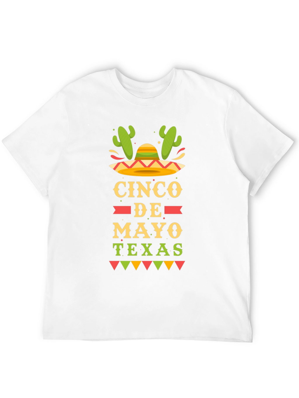 Cinco De Mayo Texas Graphic T-Shirt