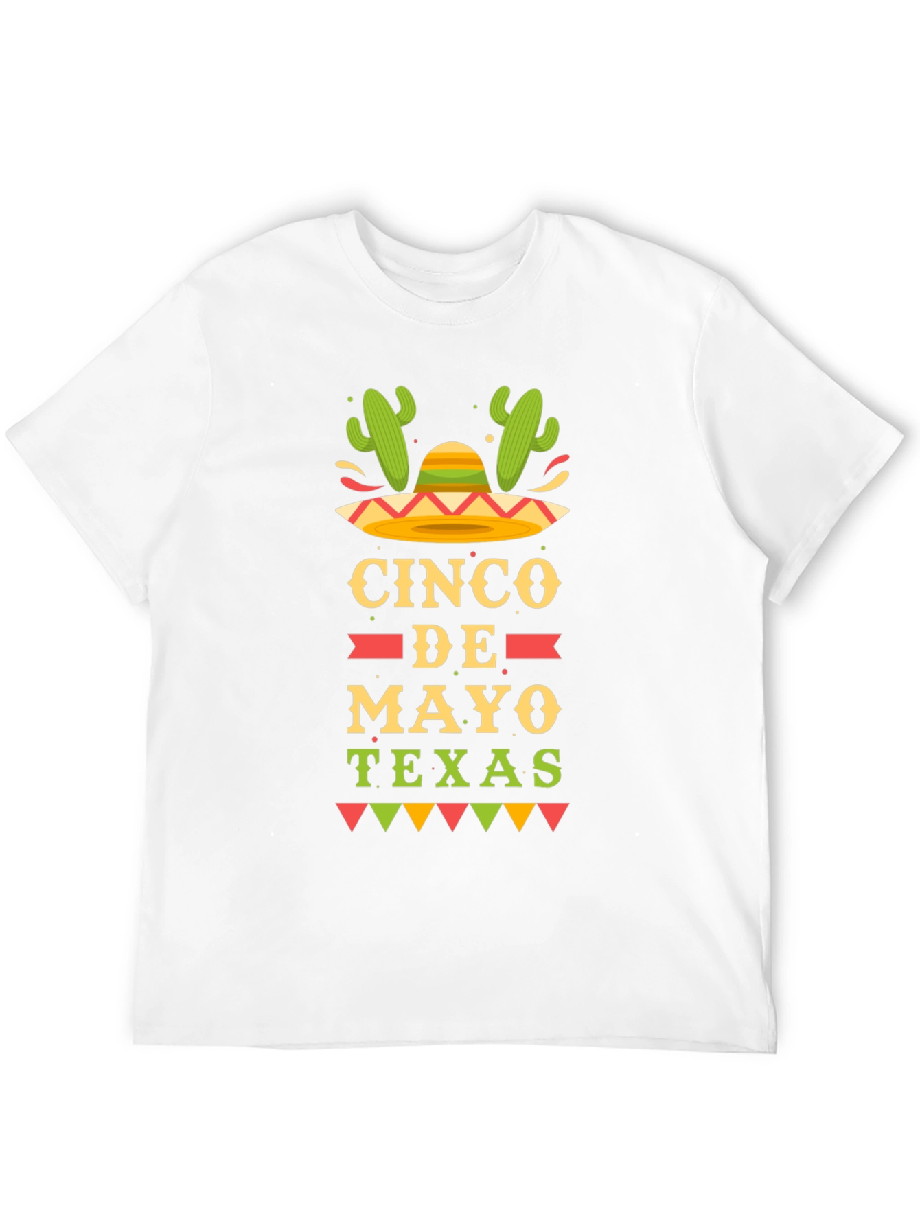 Cinco De Mayo Texas Graphic T-Shirt