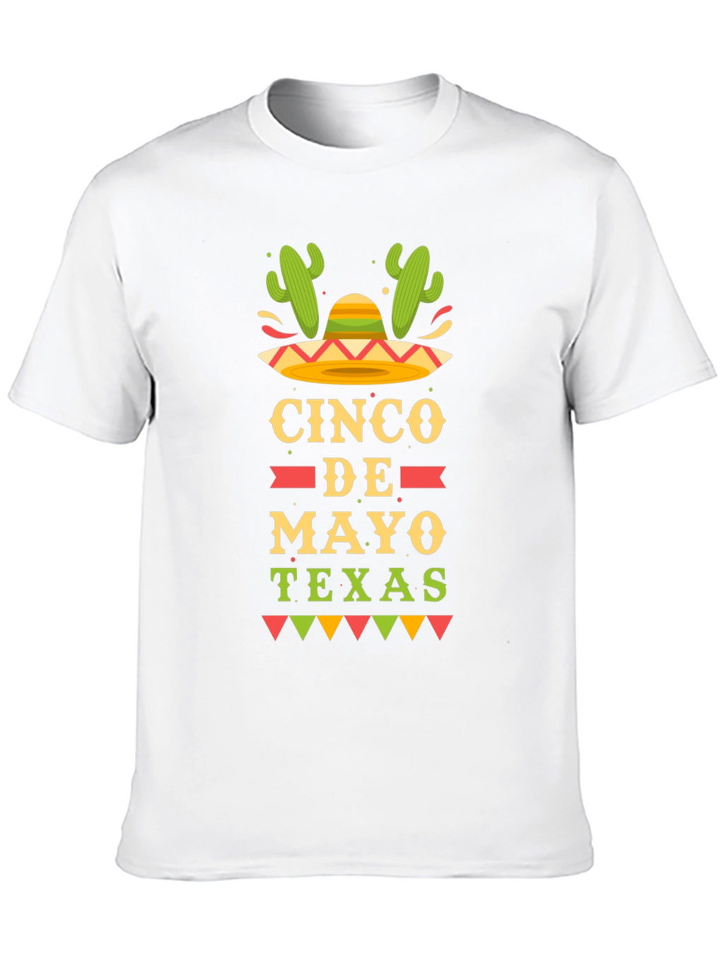 Cinco De Mayo Texas Graphic T-Shirt