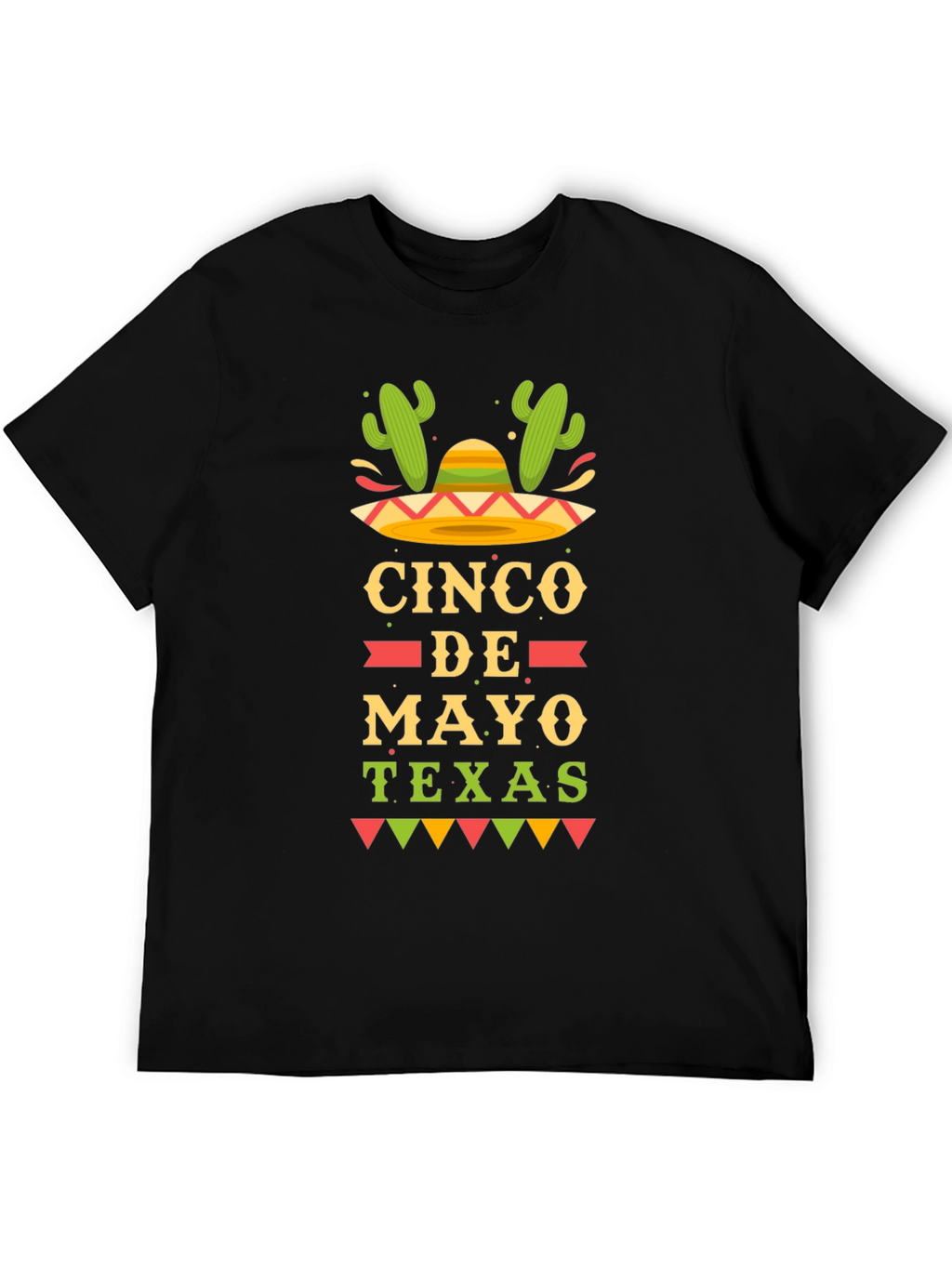 Cinco De Mayo Texas Graphic T-Shirt