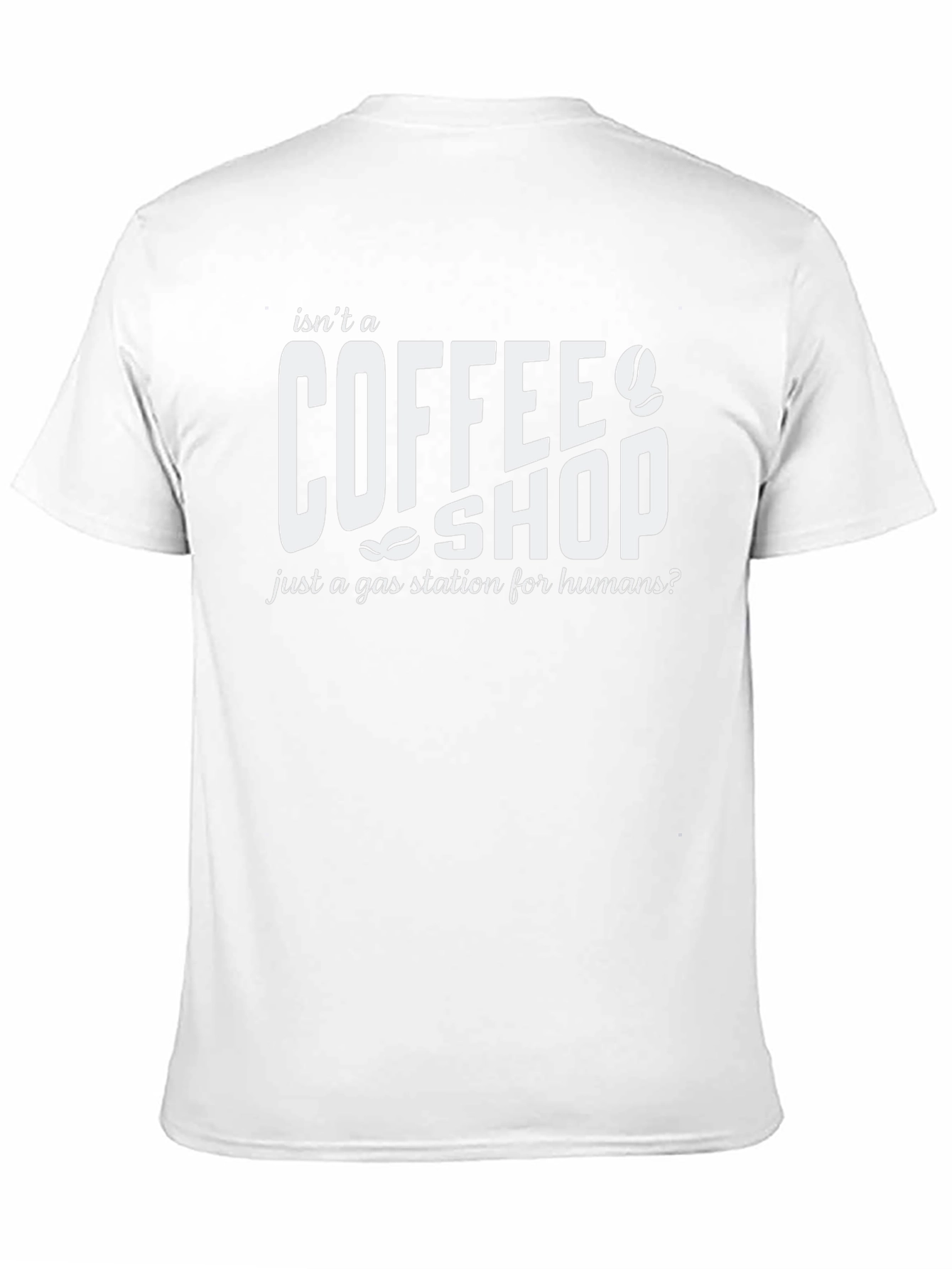 Coffee Shop Gas Station Humor T-Shirt