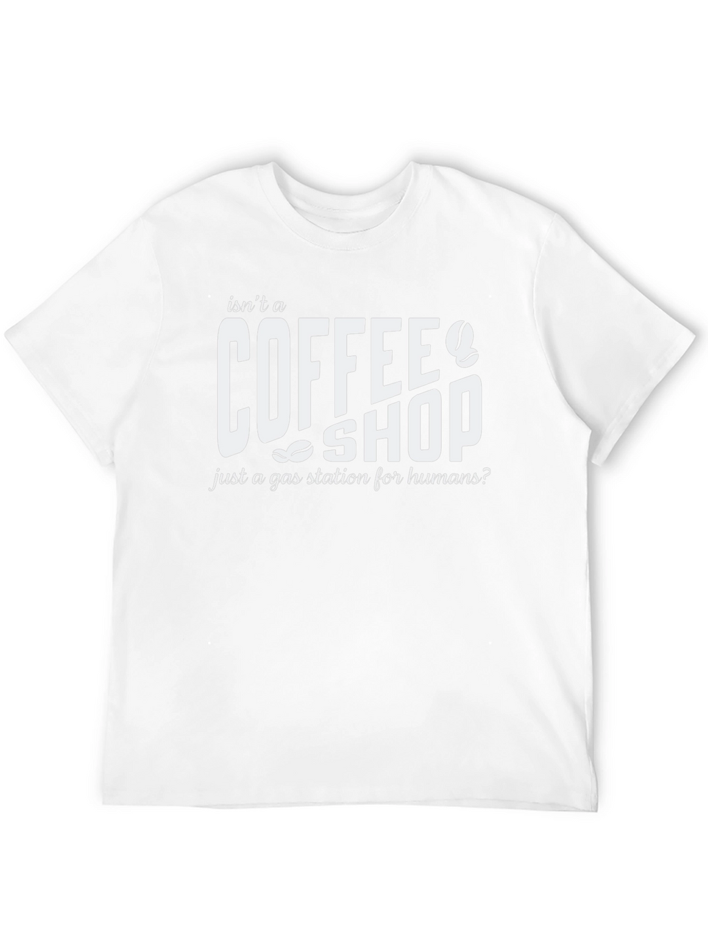 Coffee Shop Gas Station Humor T-Shirt