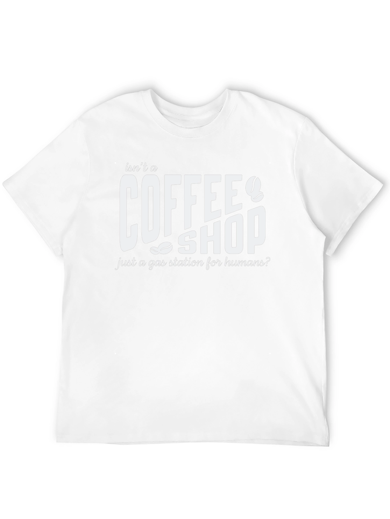 Coffee Shop Gas Station Humor T-Shirt