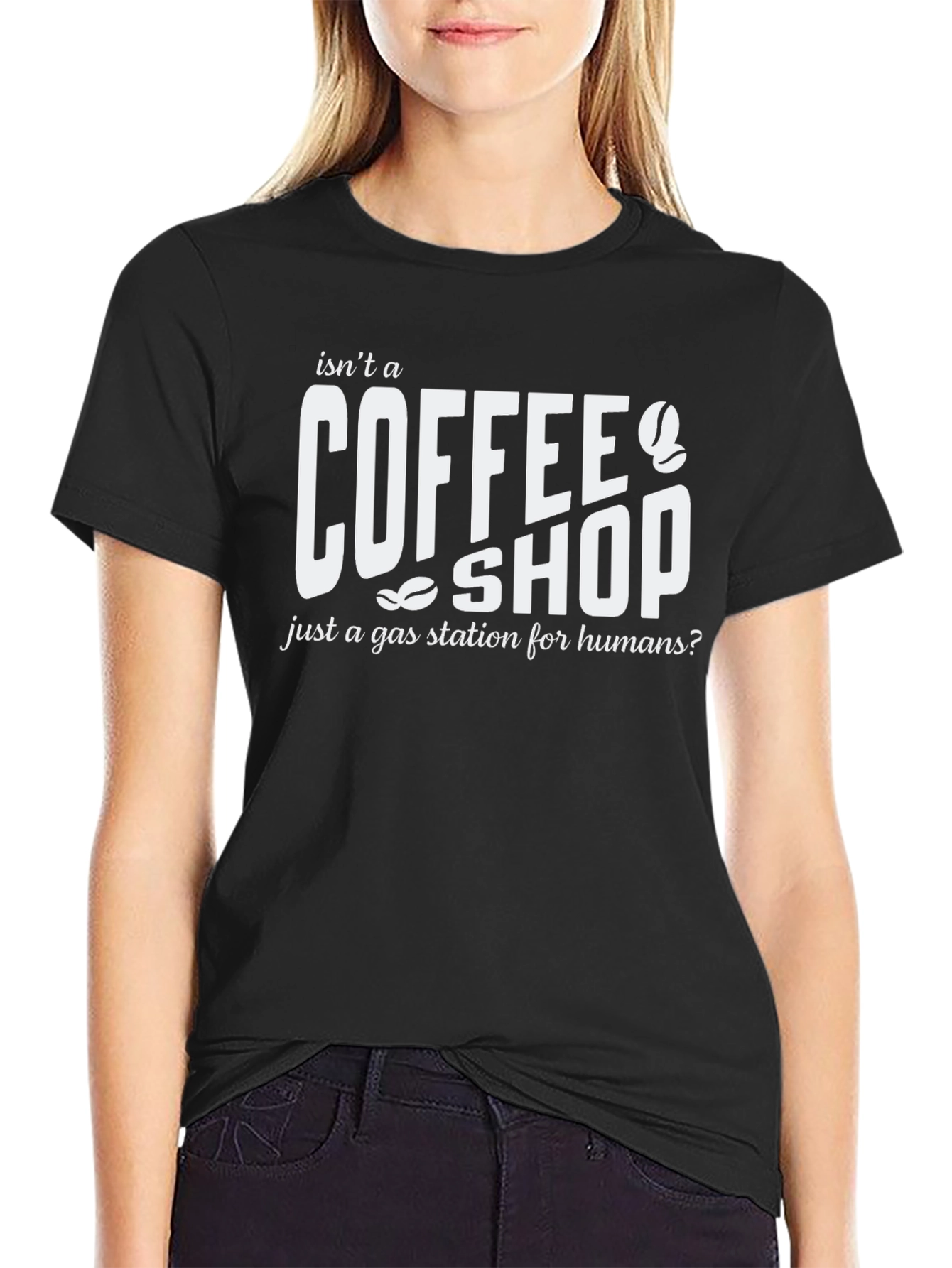 Coffee Shop Gas Station Humor T-Shirt