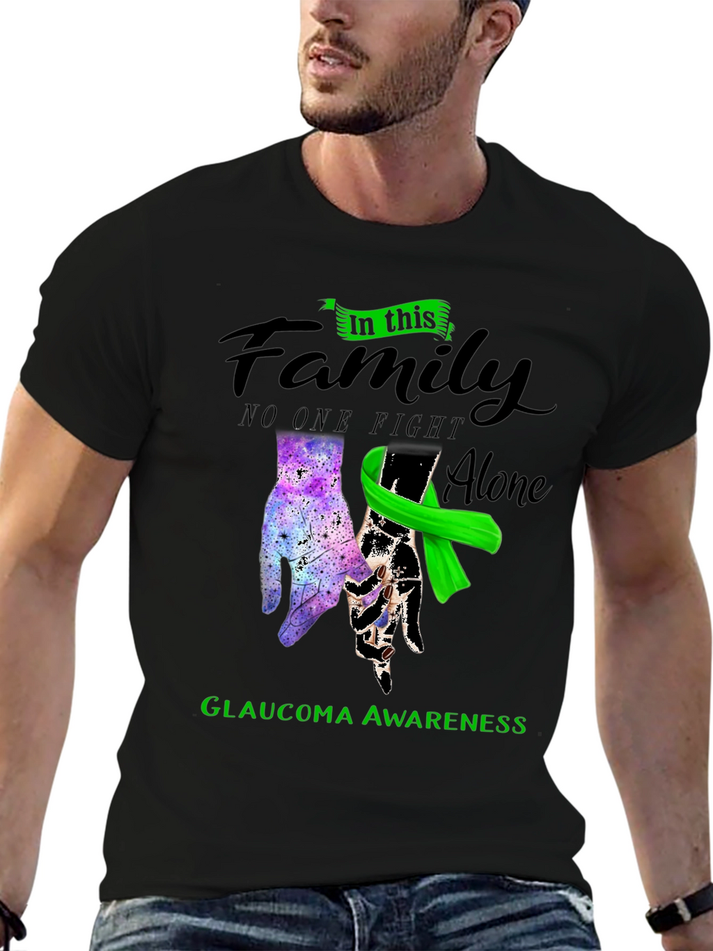 Glaucoma Awareness Family T-Shirt