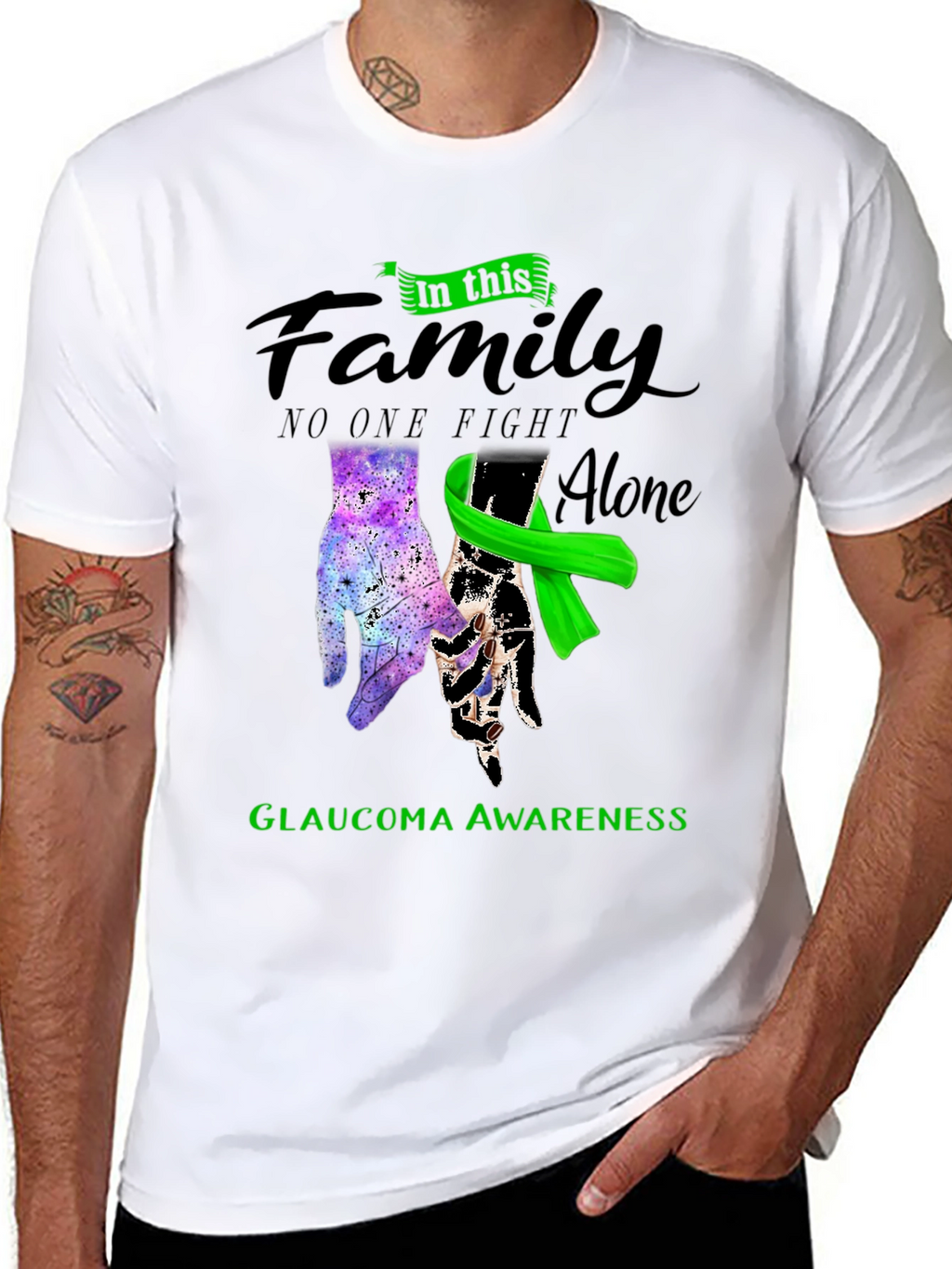 Glaucoma Awareness Family T-Shirt