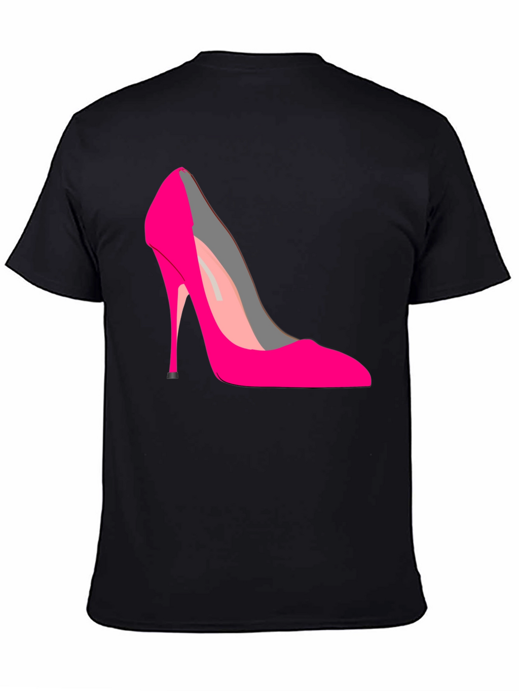 Hot Pink High Heel Graphic Tee