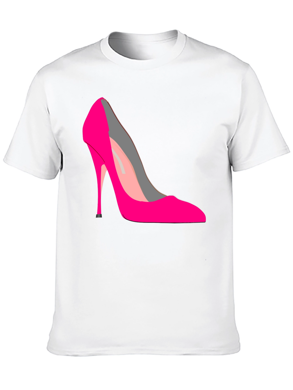 Hot Pink High Heel Graphic Tee
