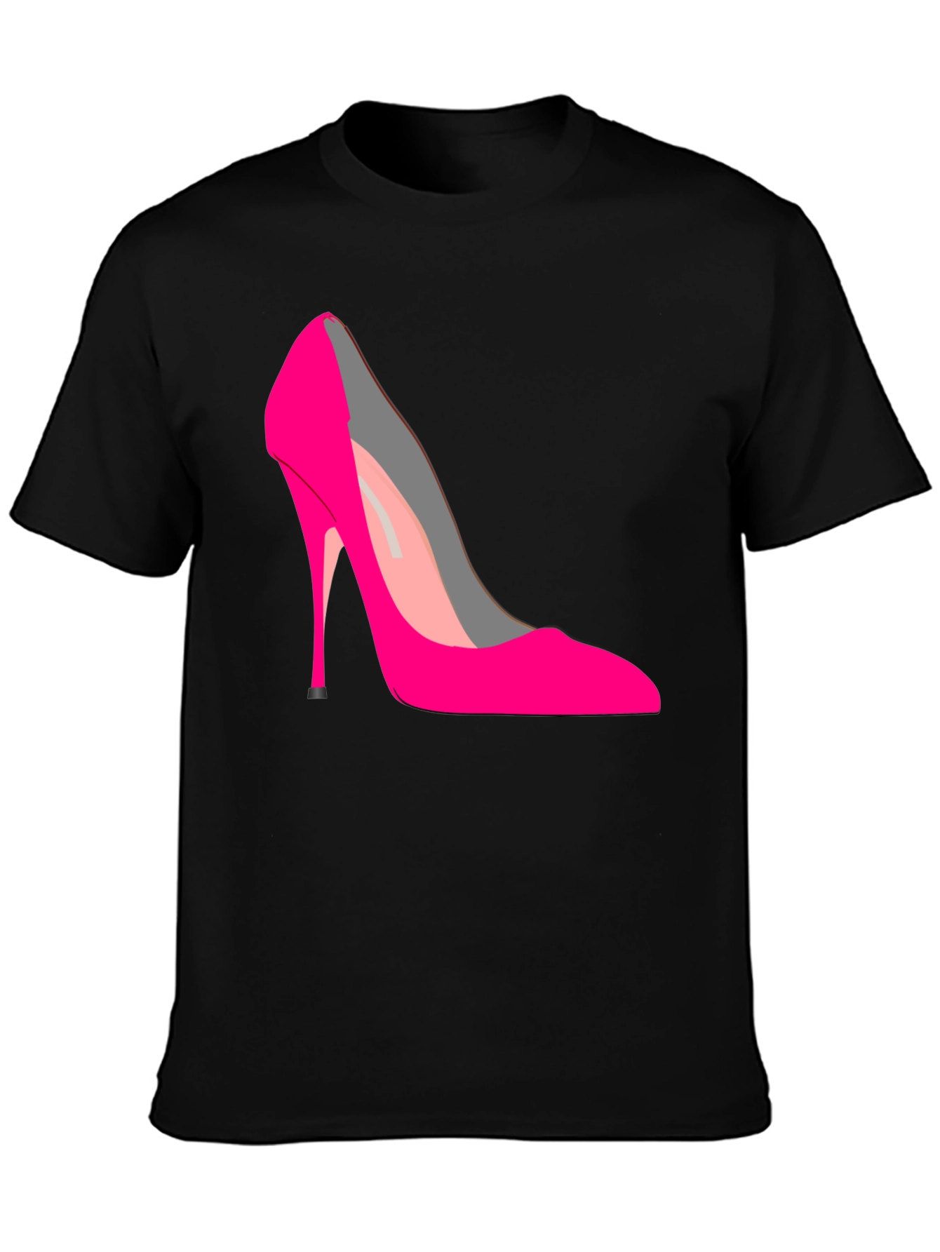Hot Pink High Heel Graphic Tee