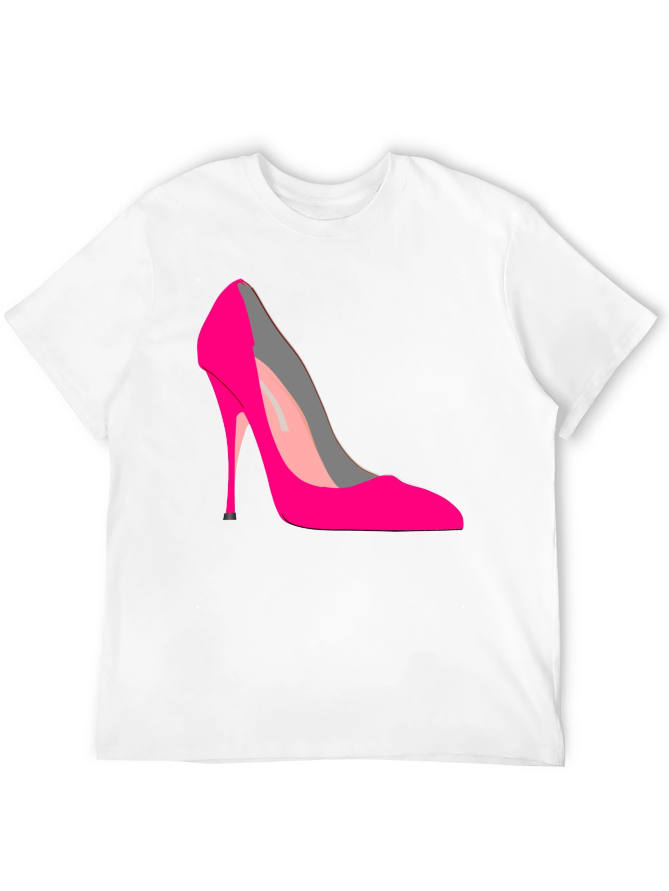 Hot Pink High Heel Graphic Tee