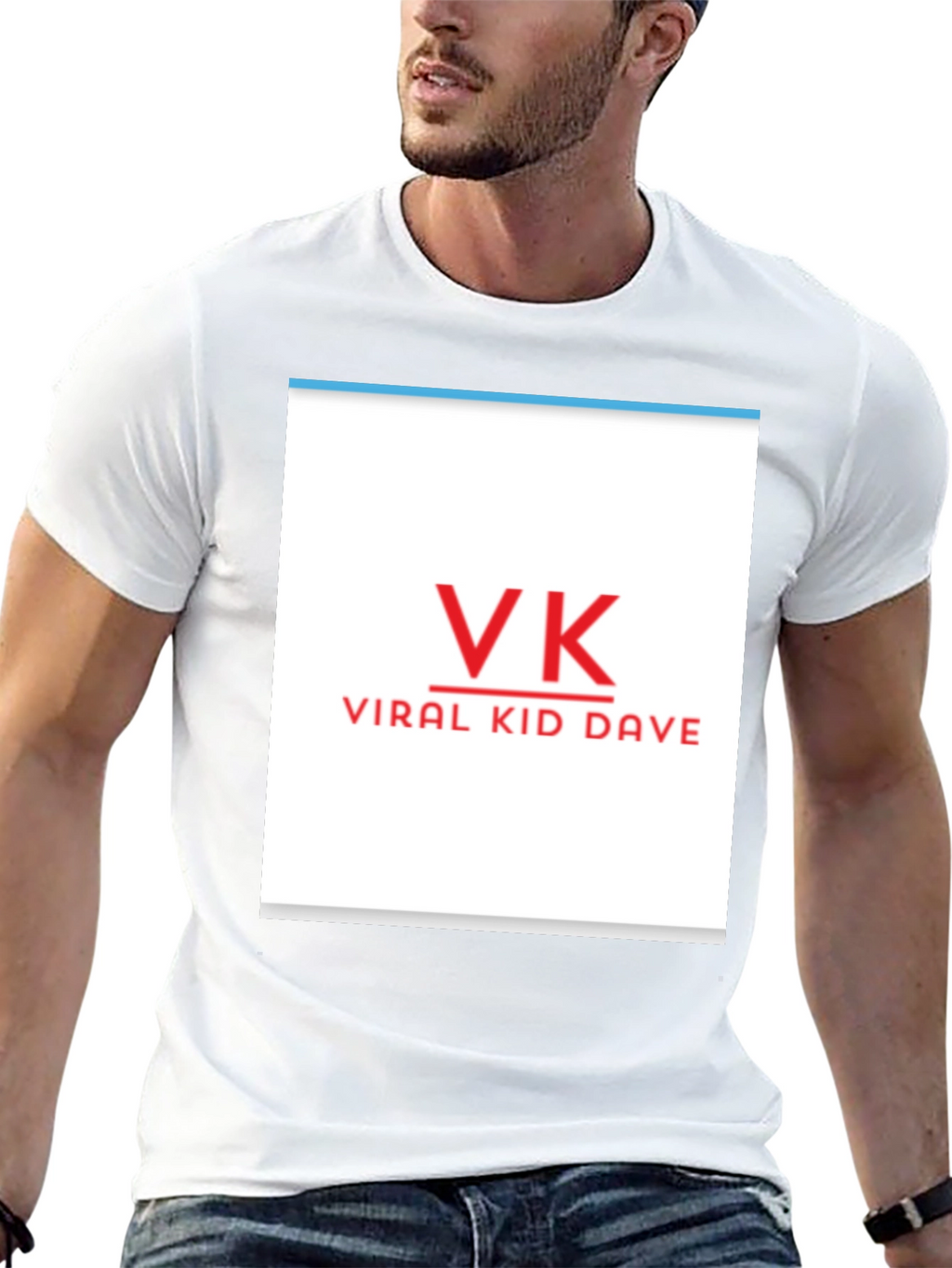 Viral Kid Dave VK Black T-Shirt