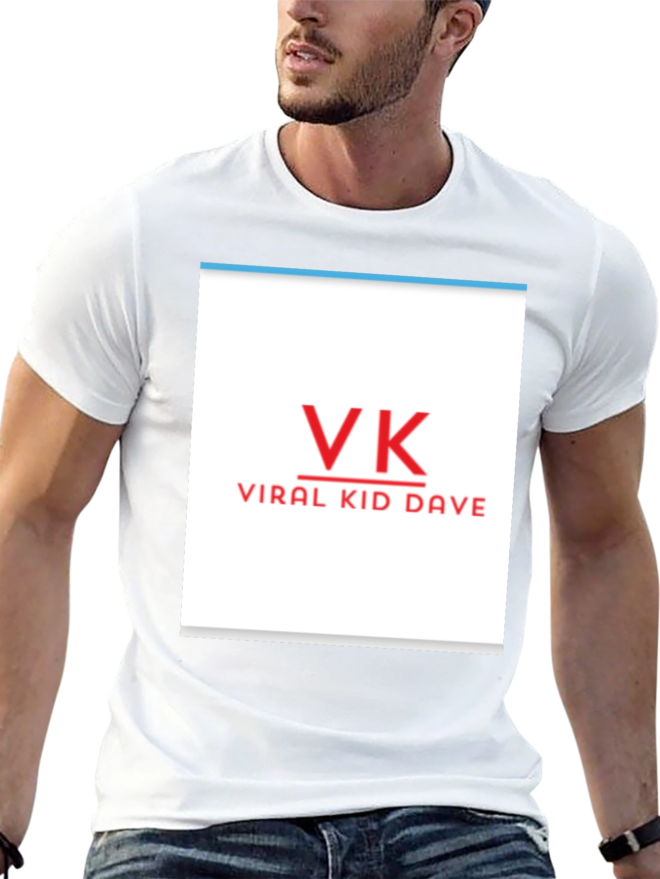 Viral Kid Dave VK Black T-Shirt