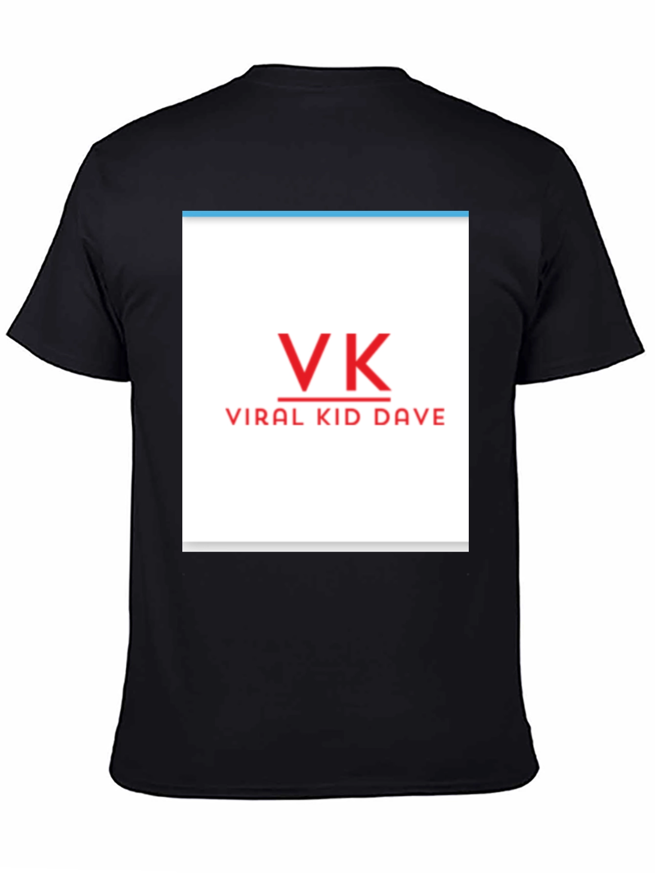 Viral Kid Dave VK Black T-Shirt