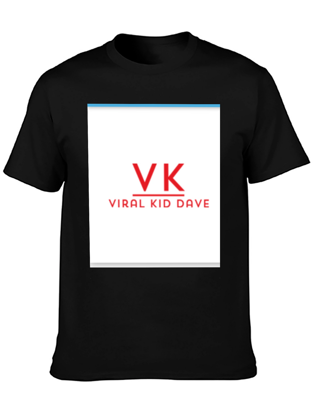 Viral Kid Dave VK Black T-Shirt
