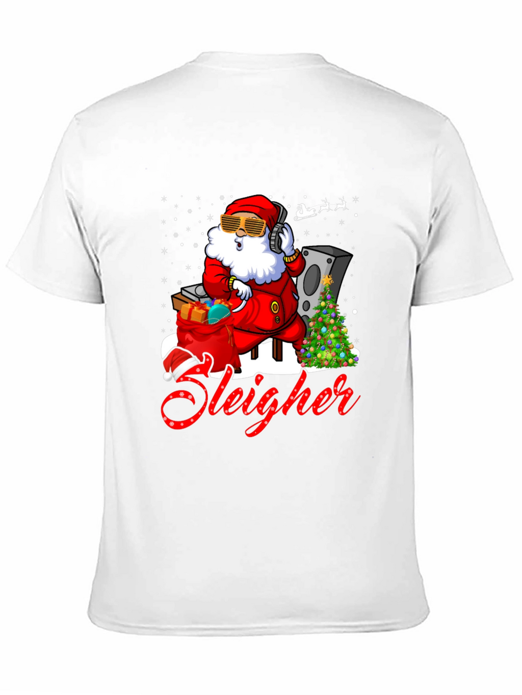 DJ Santa Sleigher Graphic T-Shirt