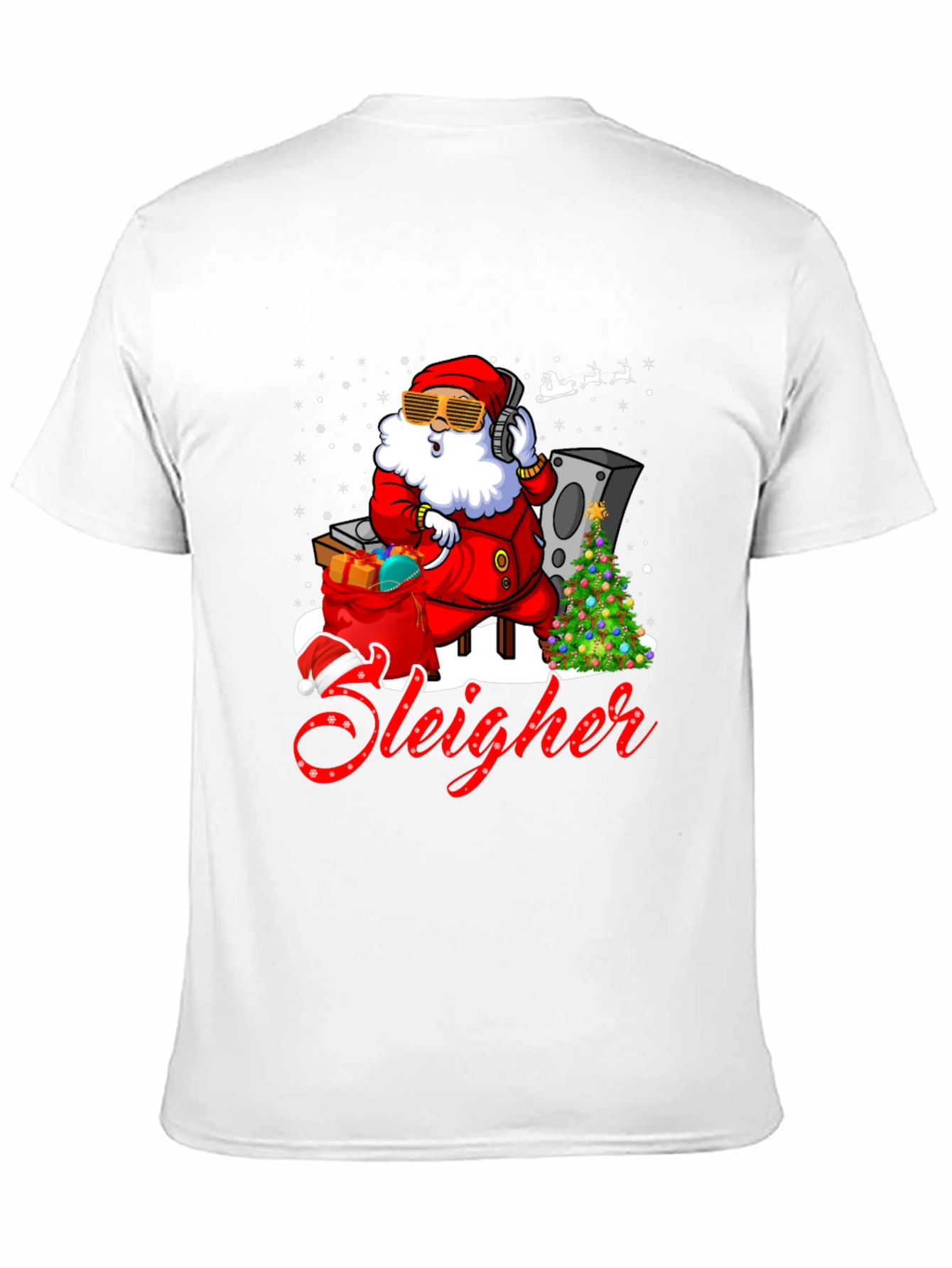 DJ Santa Sleigher Graphic T-Shirt