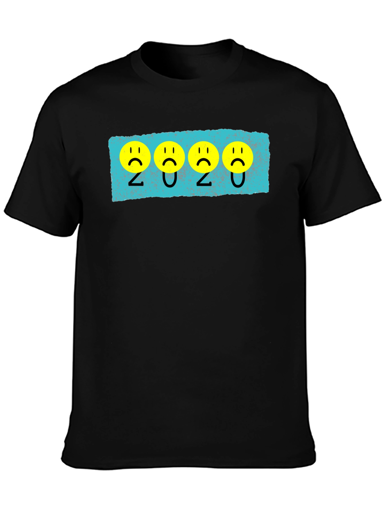 2020 Sad Faces Black Tee