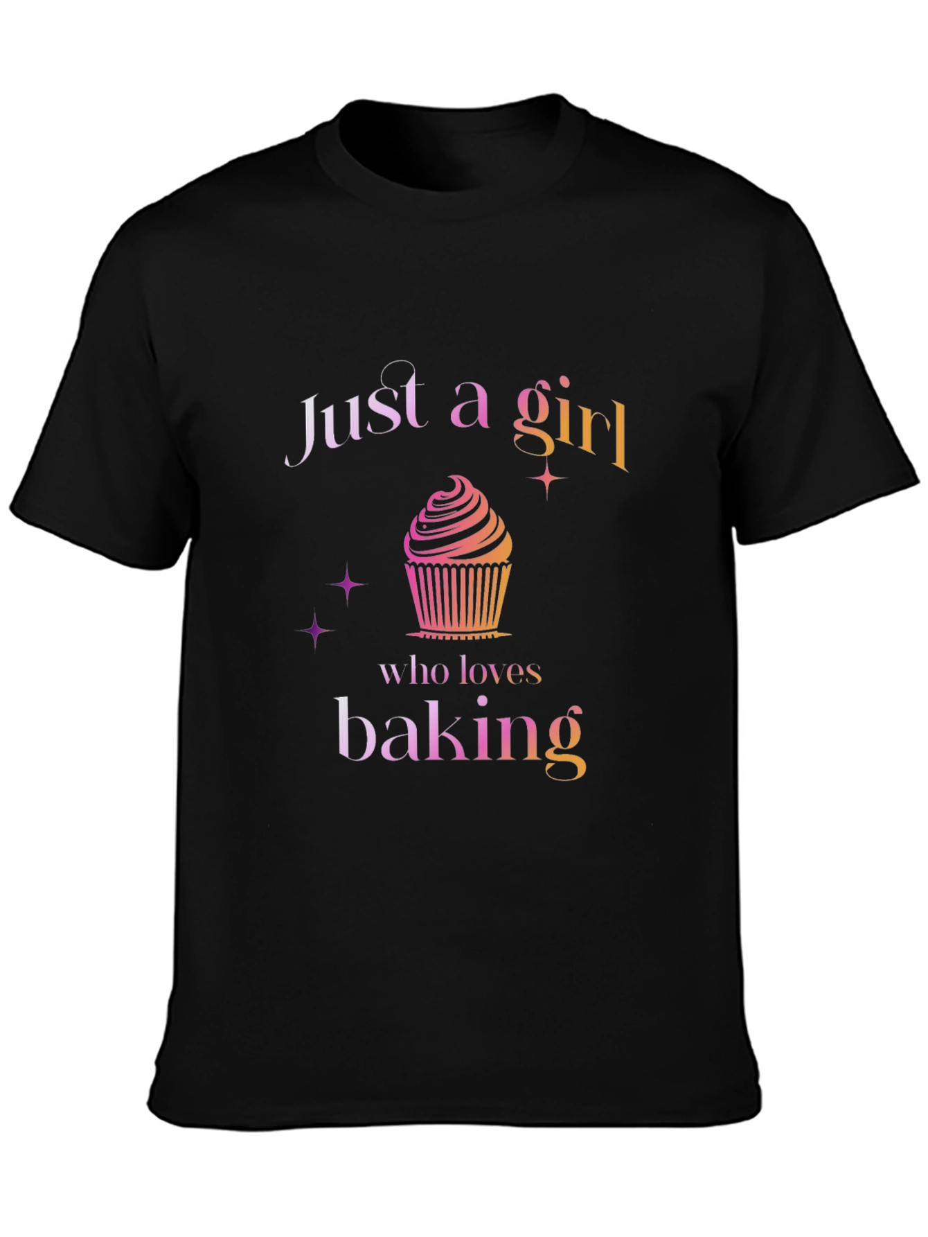 Just a Girl Who Loves Baking Graphic T-Shirt
