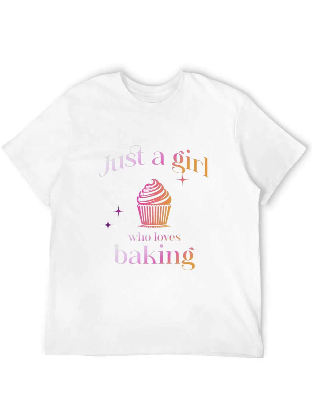 Just a Girl Who Loves Baking Graphic T-Shirt