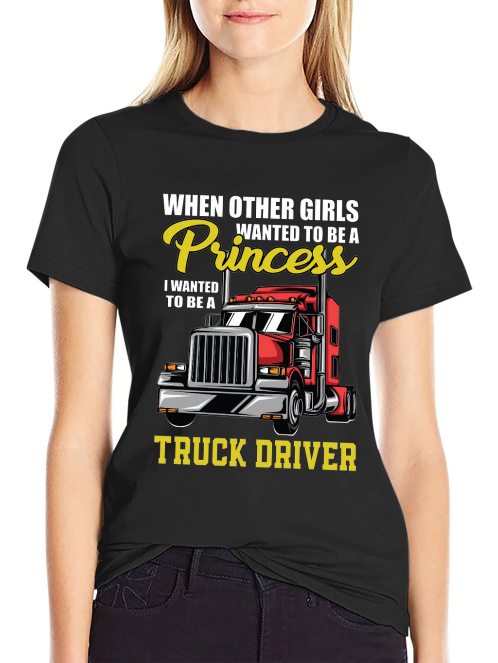 Truck Driver Princess T-Shirt