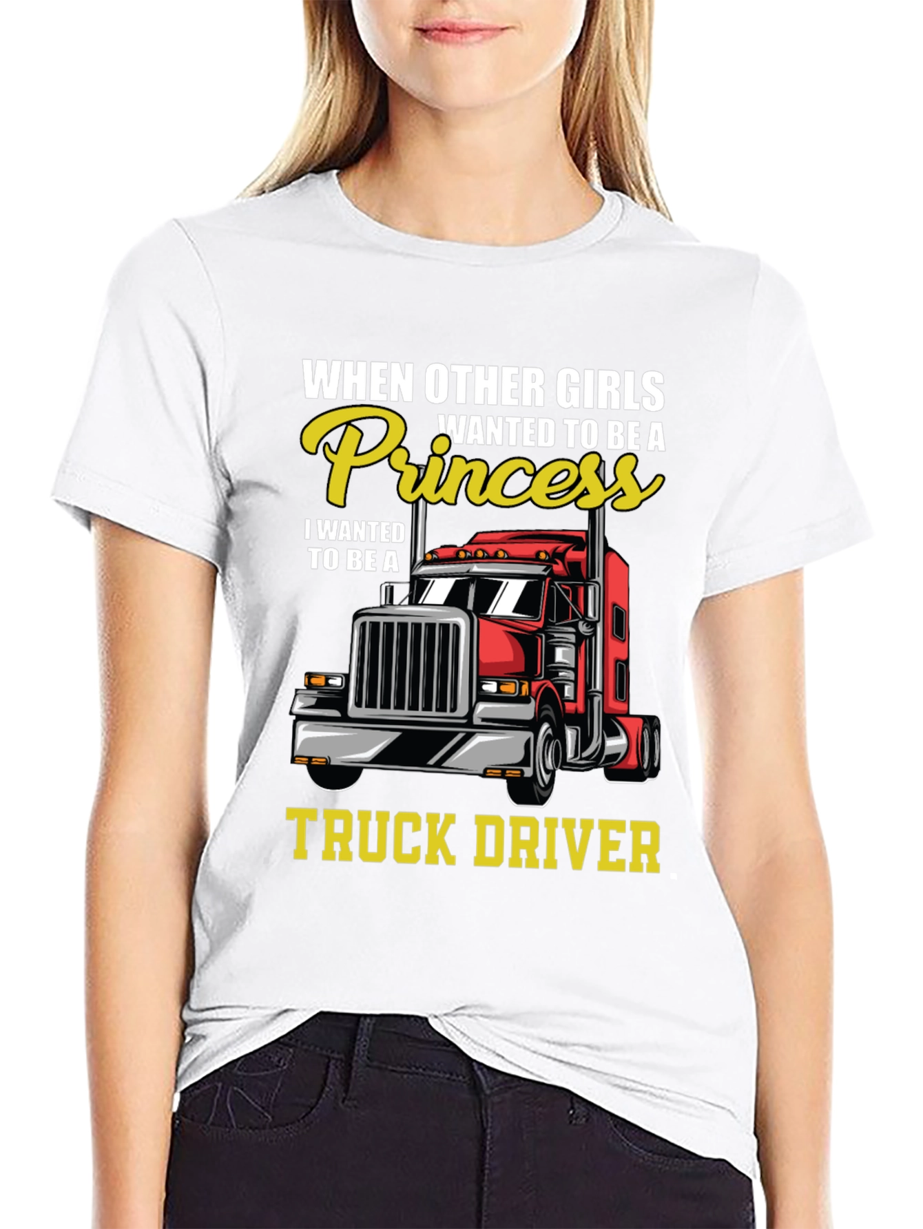 Truck Driver Princess T-Shirt