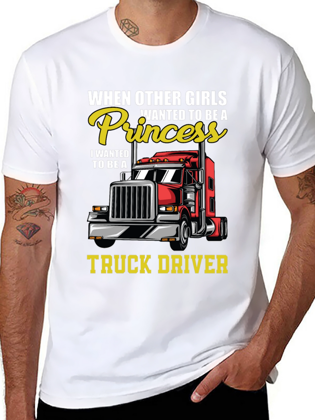 Truck Driver Princess T-Shirt