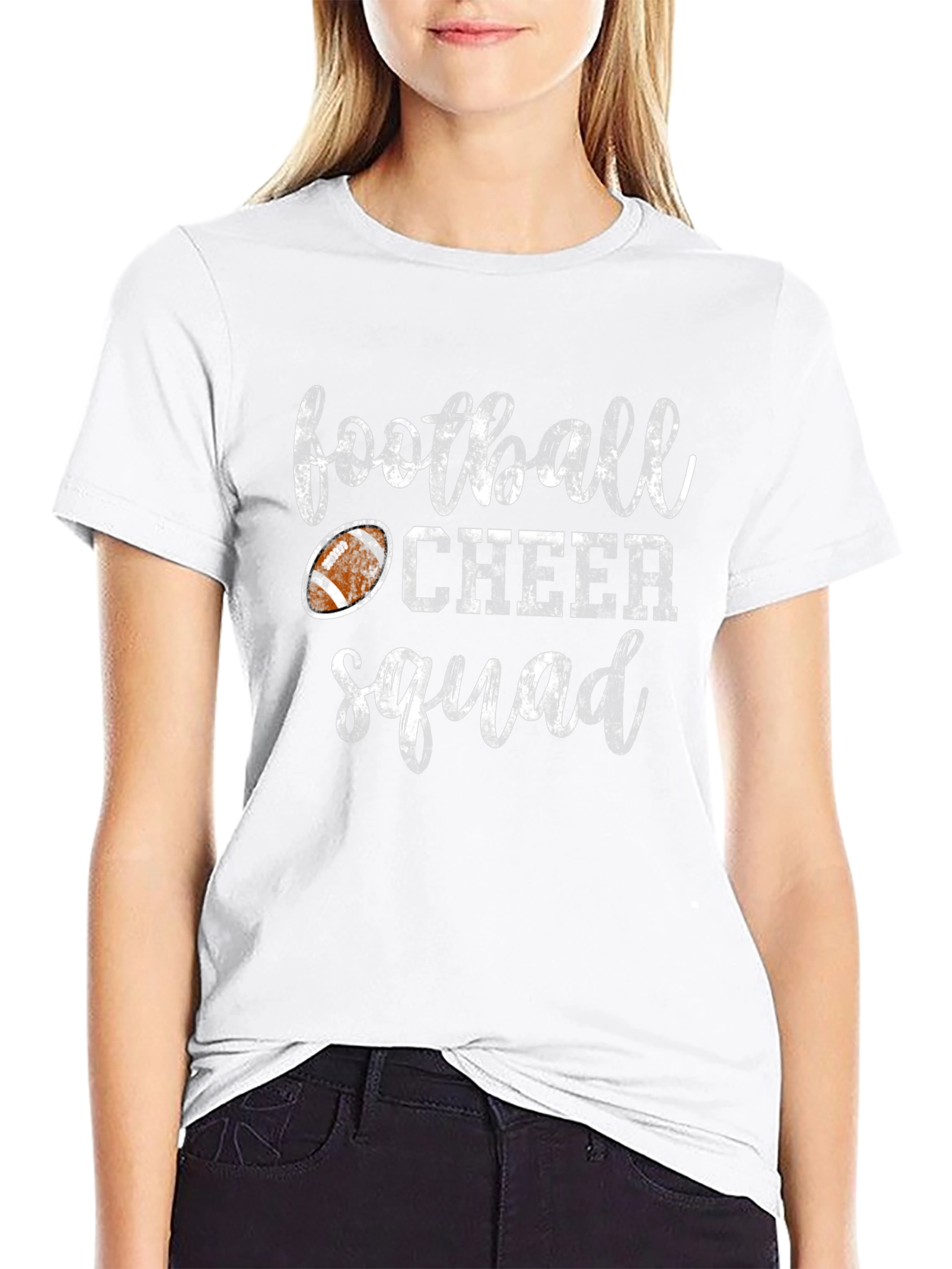 Football Cheer Squad Graphic T-Shirt